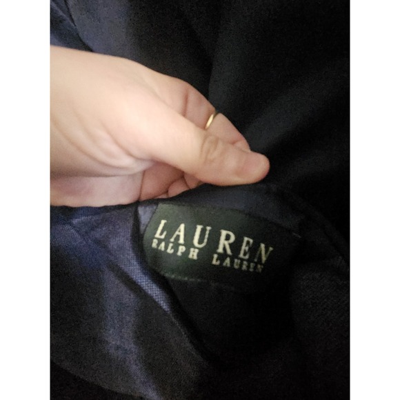 Lauren Ralph Lauren Silk Wool  Sport Coat Blazer Jacket 48L  Blue - Picture 4 of 5